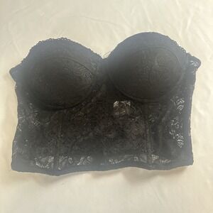 black bustier top Charlotte Russe Large